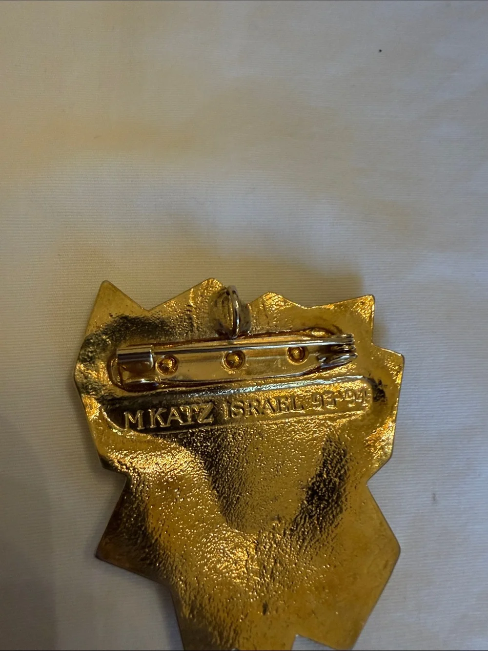 M Katz Israel Brooch 1993-4